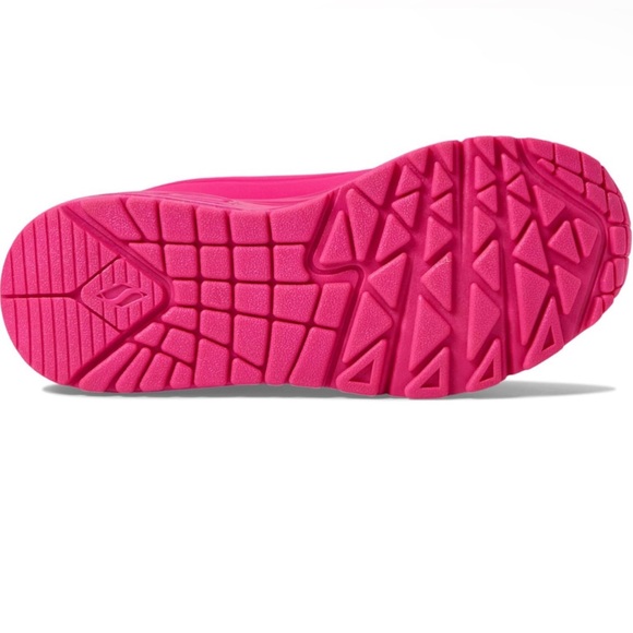 Skechers Girls Street Uno Gen1-Neon Glow Sneaker Size 12C Memory Foam - Picture 3 of 7